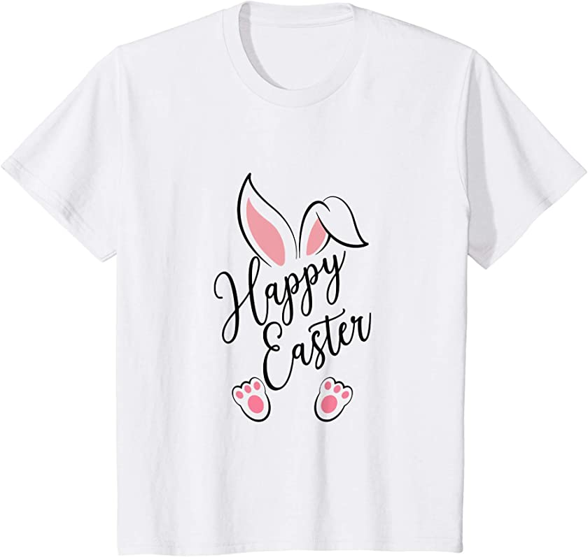 Kids Happy Easter 2021 – Cute Easter Bunny Kids T-Shirt