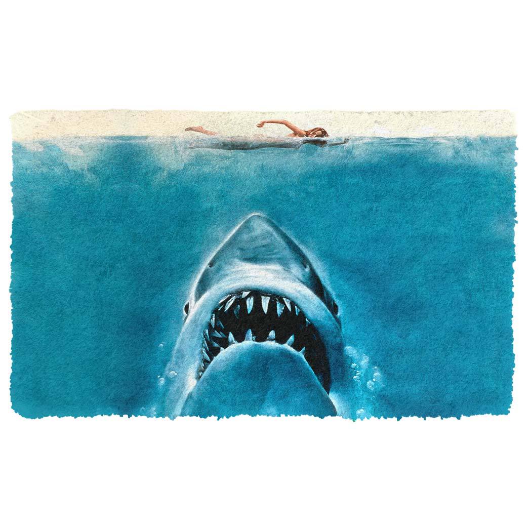 Gearhumans 3D Halloween Shark Custom Doormat