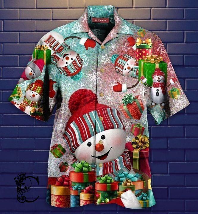 Beach Shirt Buy Snowman On Christmas Hawaiian Shirt- Chillicothemall