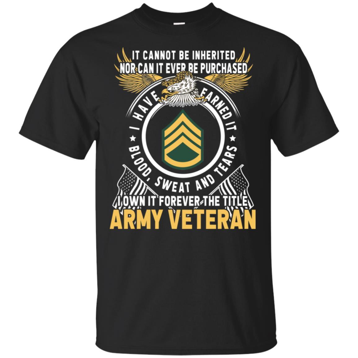 US Army E-6 Staff Sergeant E6 SSG Noncommissioned Officer T-Shirt on ...