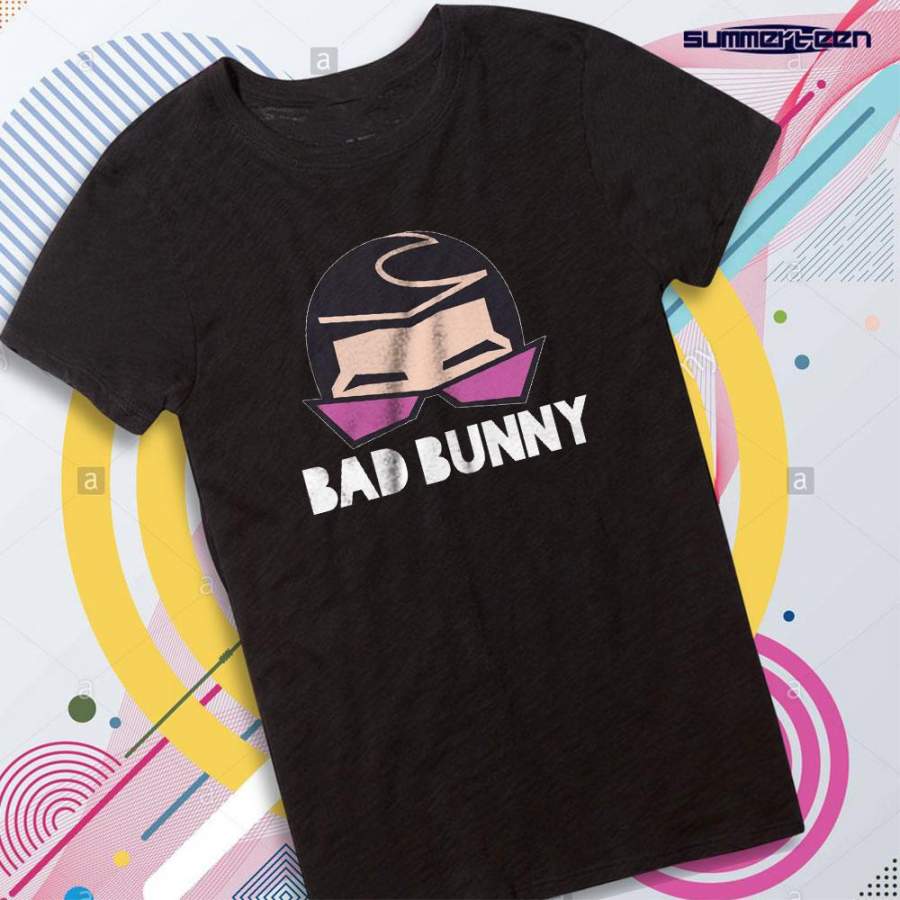 Bad Bunny Hair and Glasses Style Art Women’s T shirt