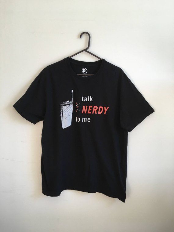 Radioshack Talk Nerdy To Me Walkie Talkie Vintage Shirt