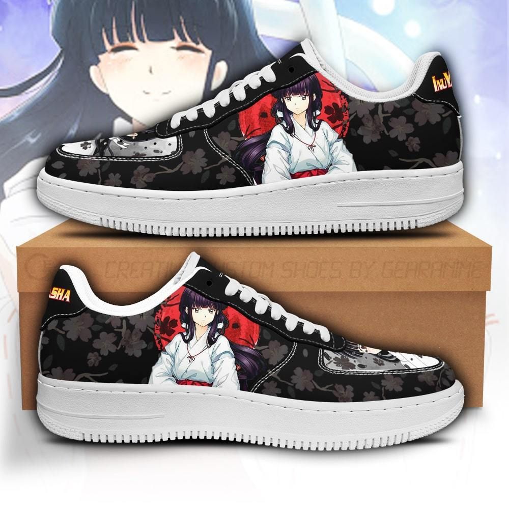 Kikyo Inuyasha Air Force Shoes Sneakers Custom Anime