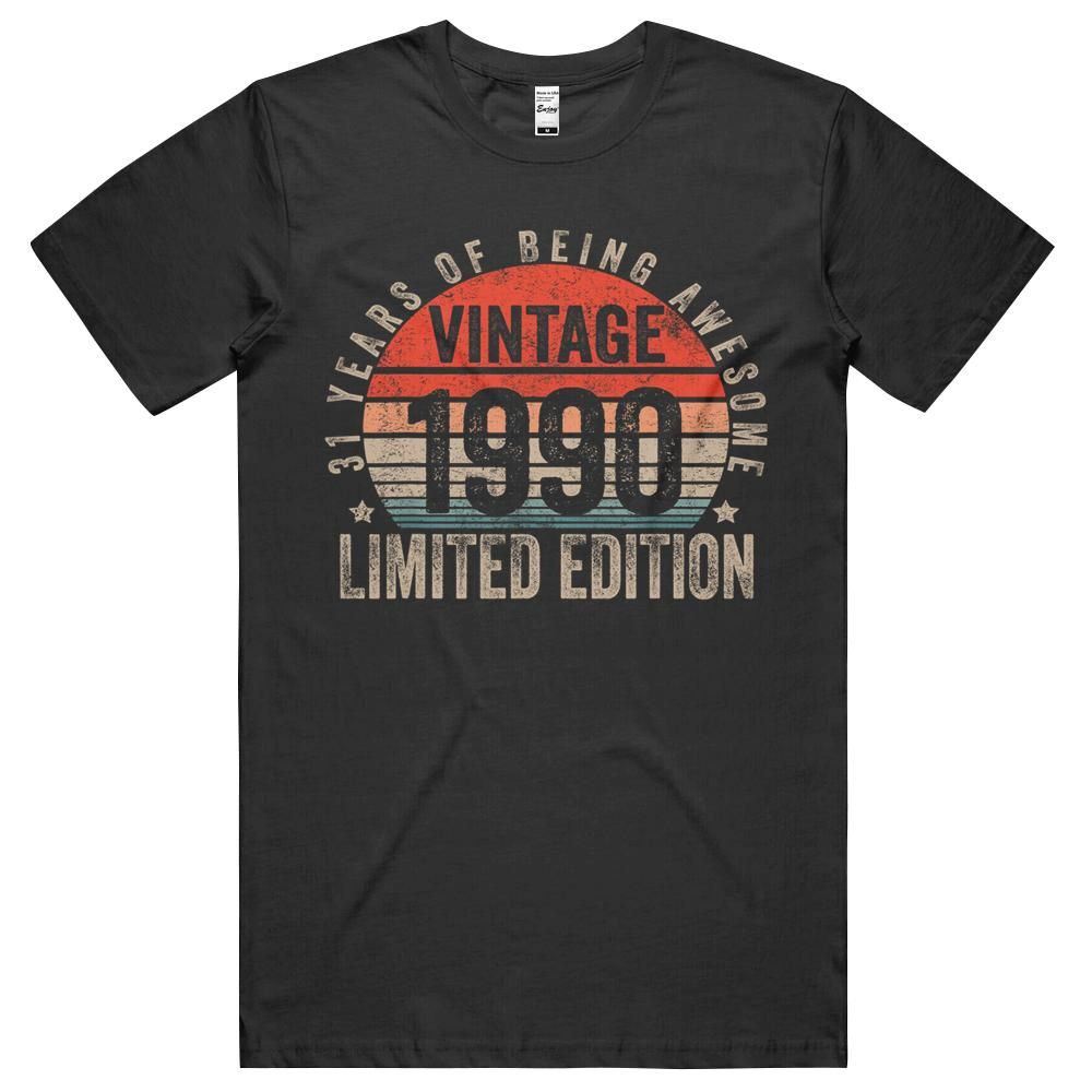 31 Year Old Gifts Vintage 1990 Limited Edition 31st Birthday Shirt