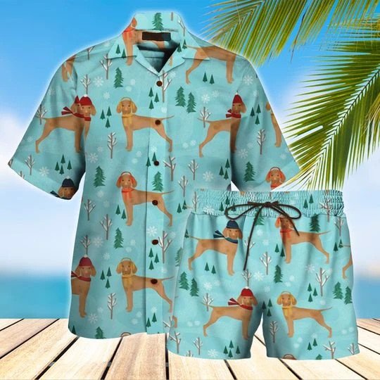 Vizsla Hawaii Shirt Set Unisex Ha11214