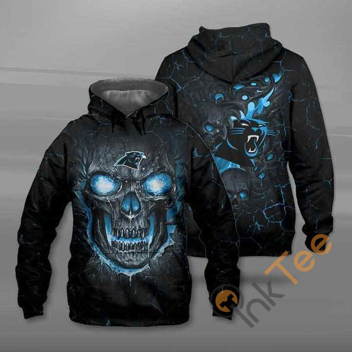 Lava Skull Carolina Panthers Hoodie 3D