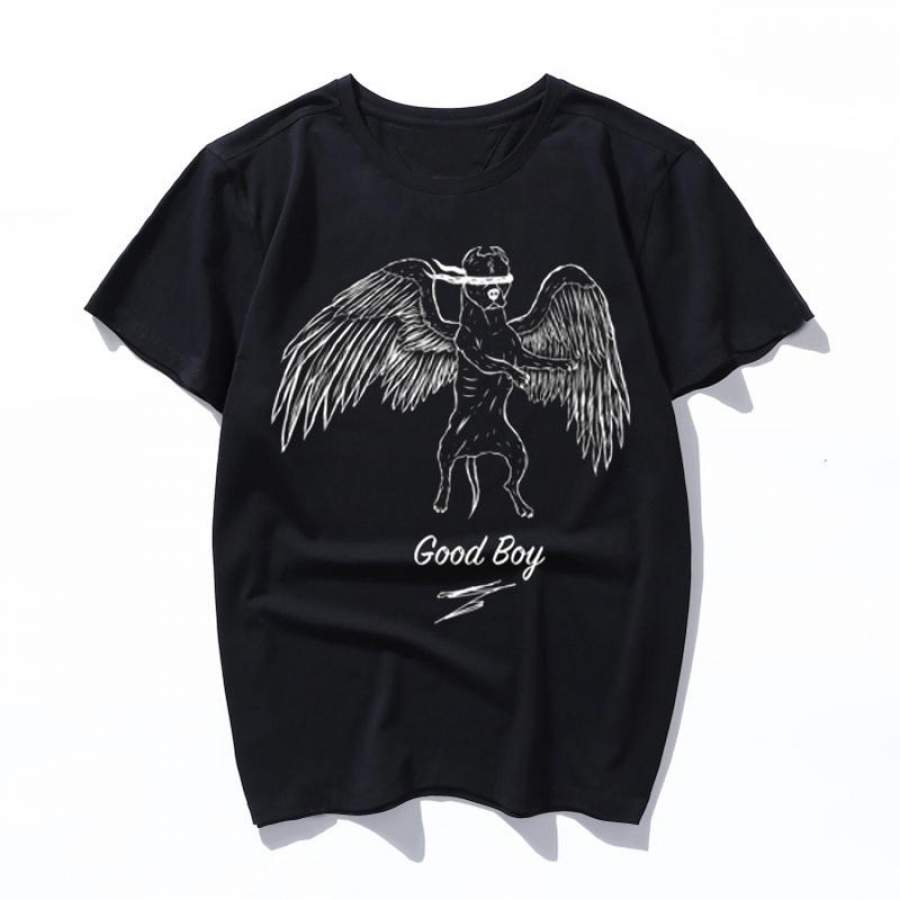 good boy white New Harajuku Aesthetics Tshirt Sexy Print Short Sleeve Tops Tees Summer Fashion kawaii Casual women men T-Shirt