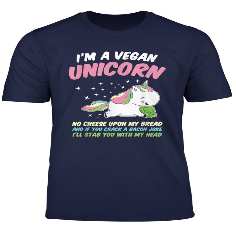 Vegan Unicorn Vegans Vegetarian Animal Lovers Gift T Shirt