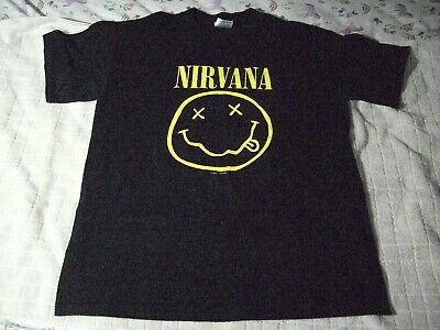 Vintage Original Nirvana 1992 ‘smiley Face’ T-shirt 3524