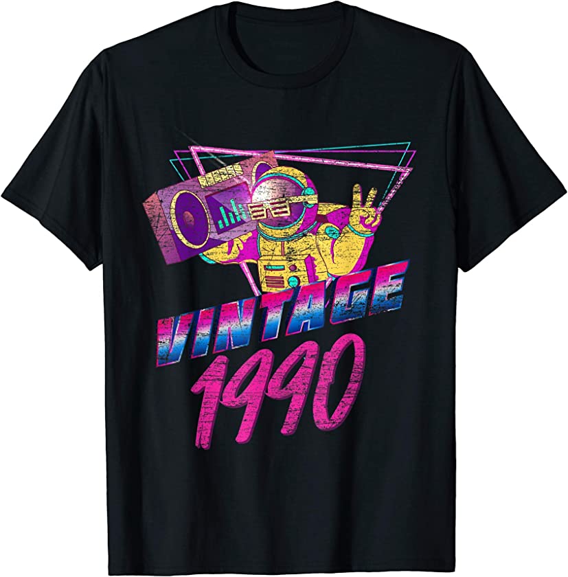 31st Birthday Gifts – Vintage 1990 T-Shirt