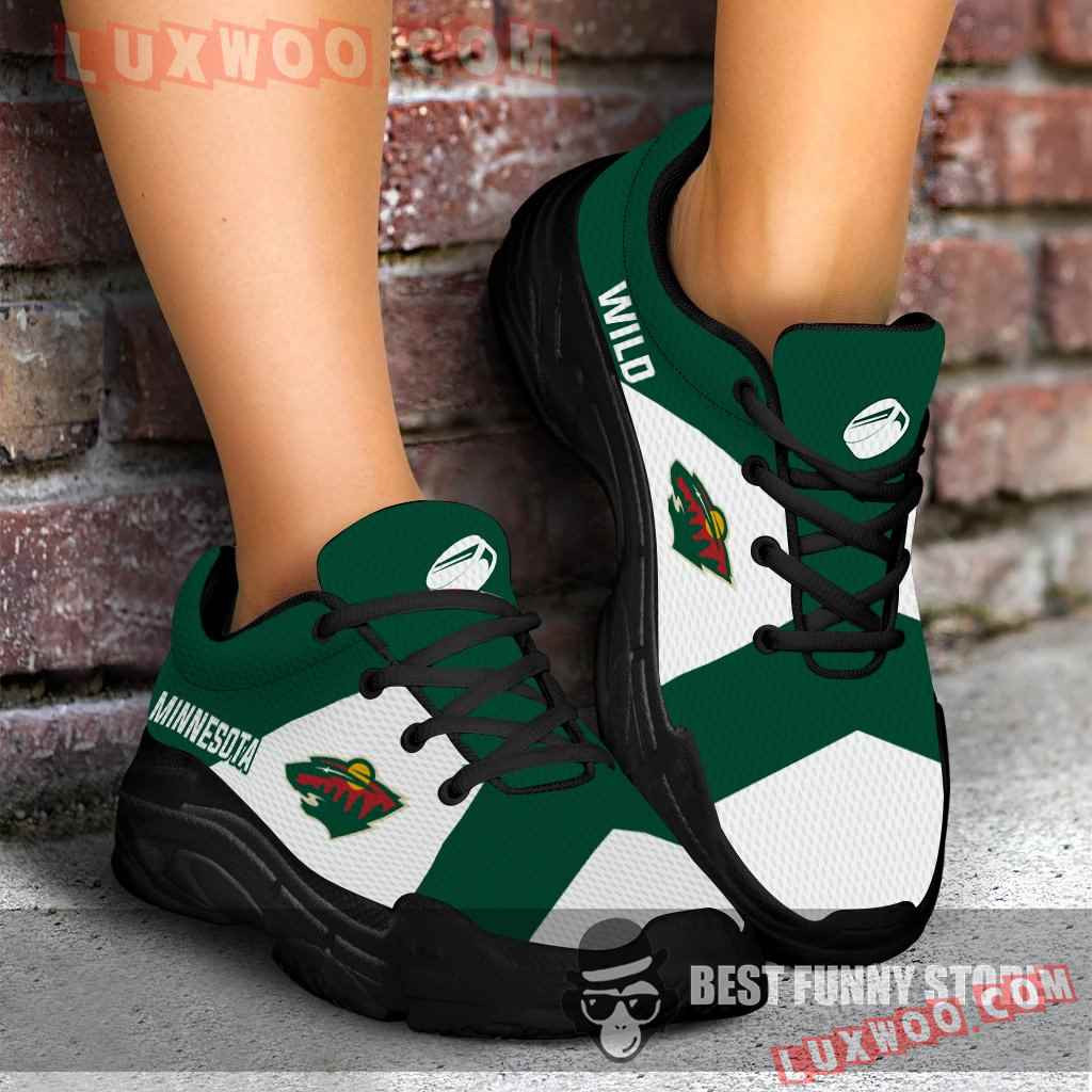 Pro Shop Logo Minnesota Wild Chunky Sneaker Art 50