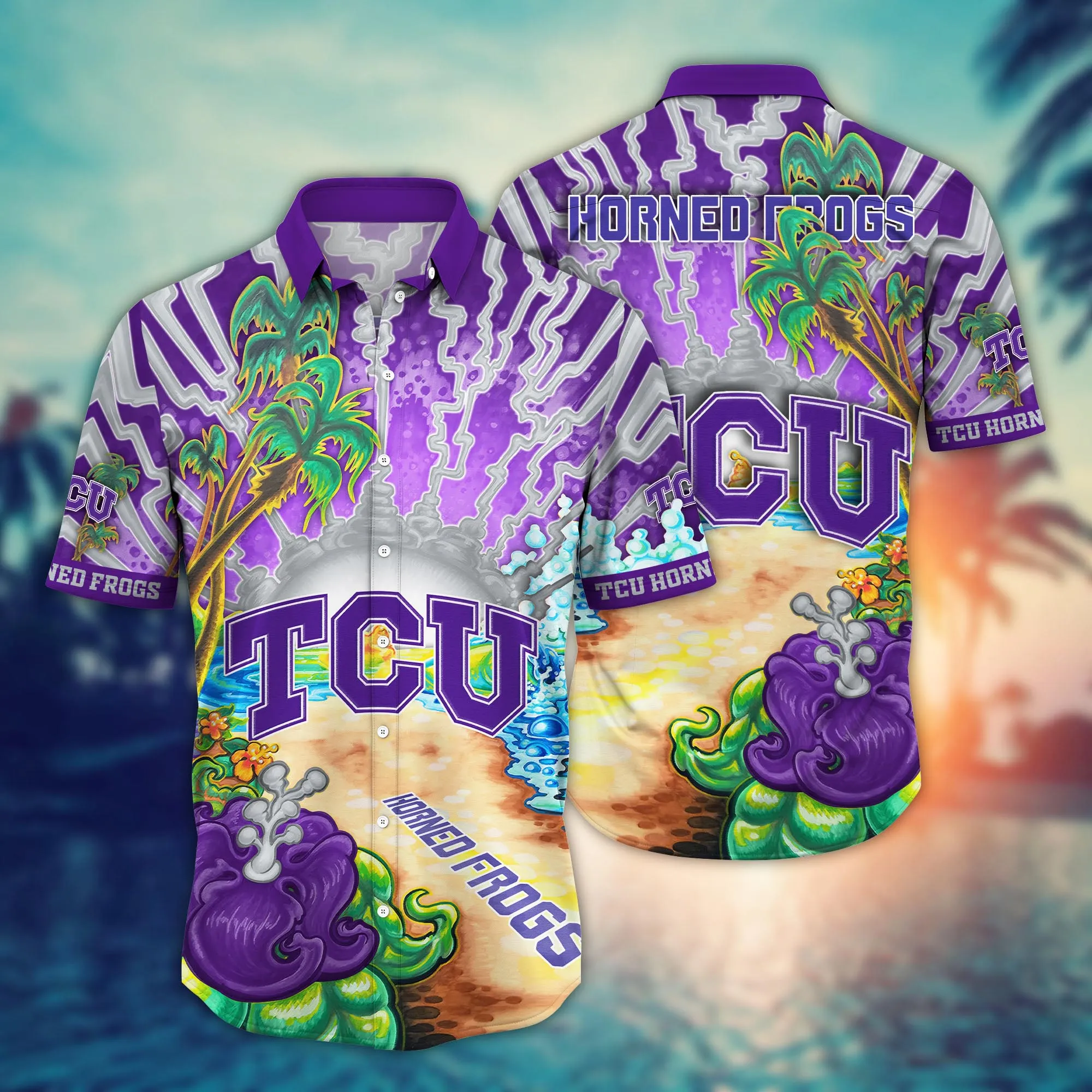 Tcu Horned Frogs NCCA Hawaiian Shirt Festivalstime Aloha Shirt