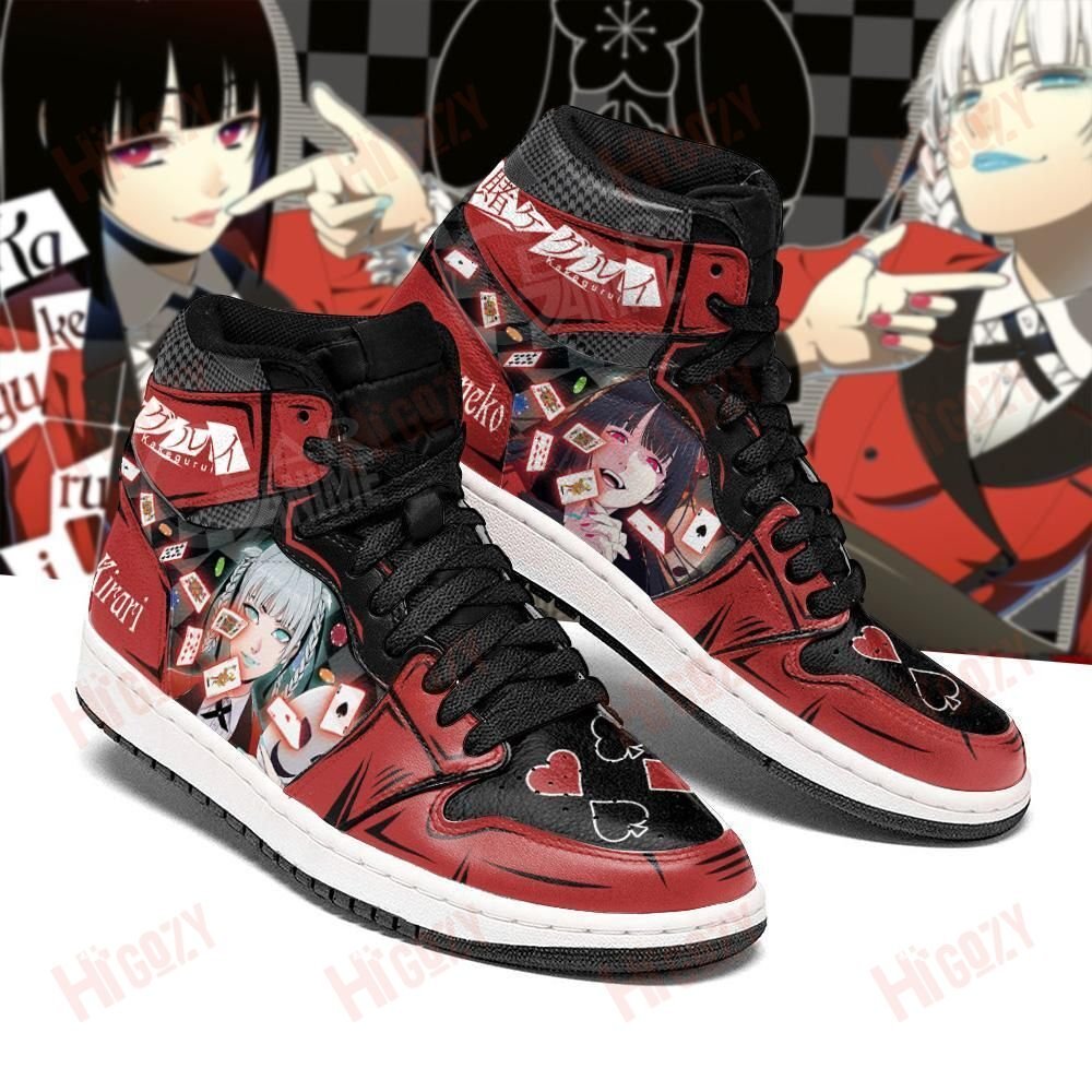 Yumeko Sneakers Custom Anime Kakegurui Shoes From Fan Request