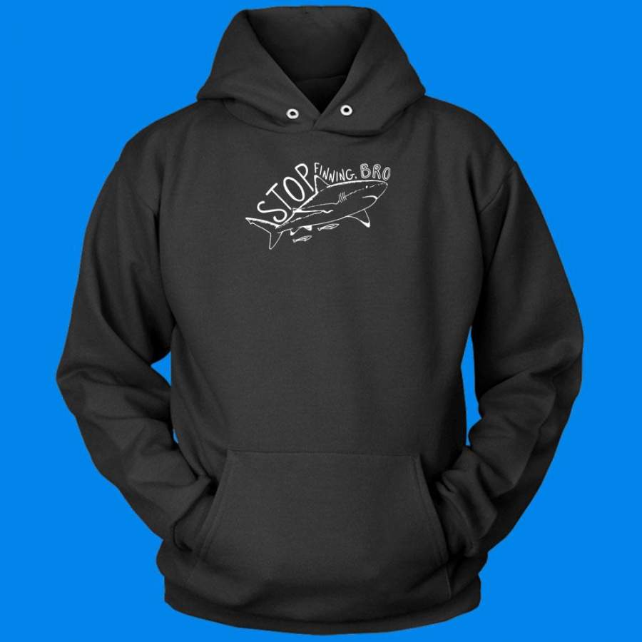 Save The Sharks Shark Fish Animal Nautical Conservation Men’S Hoodie