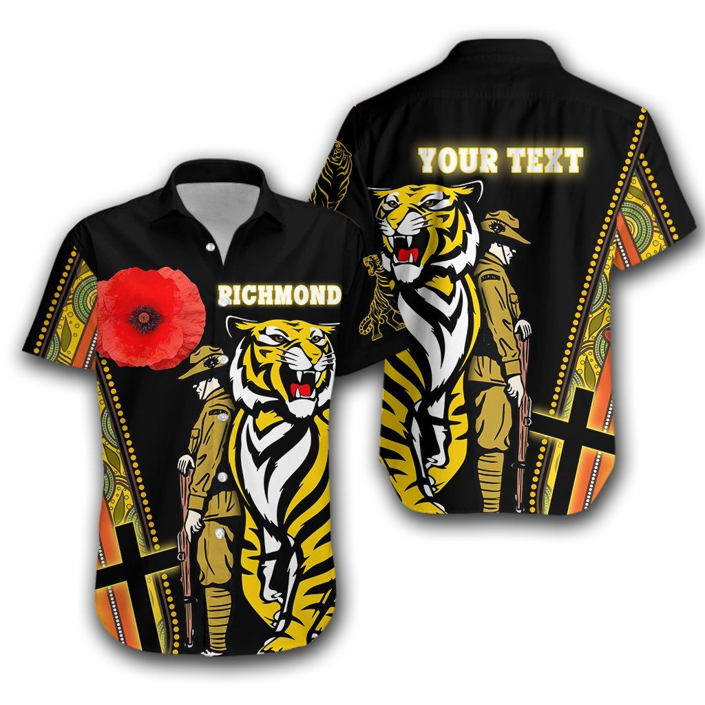 Richmond Premier Hawaii Shirt Tiger And Soldiers Ha99995