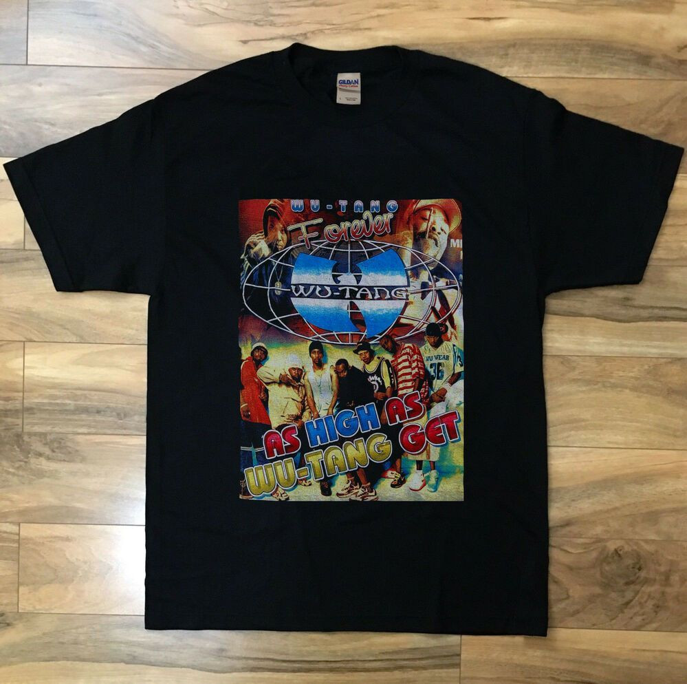 Vtg Wu Tang Get Clan Rap Method Man 2Pac Shirt