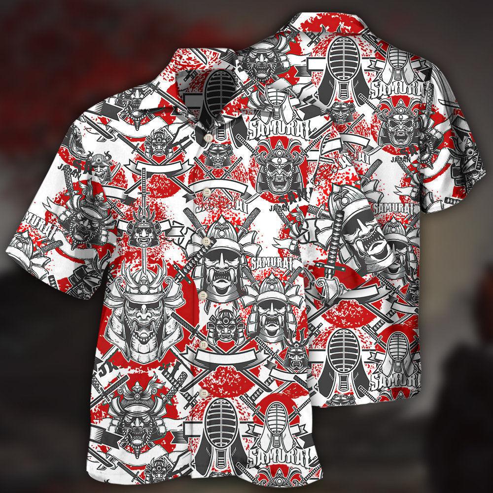 Samurai Japan Style Aloha Hawaii Shirt For Men Women Ha108089