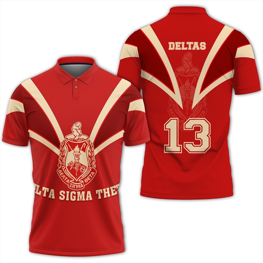 Greek Life Polo Shirt – Delta Sigma Theta  Polo Shirt Tusk Style J5