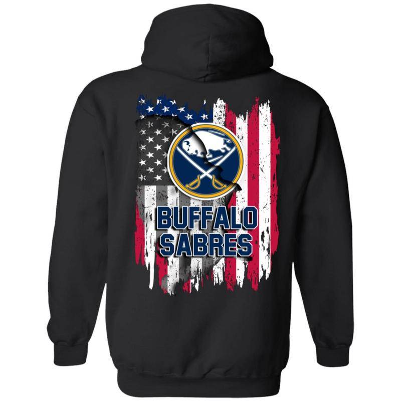 Buffalo Sabres American Flag Hockey Hoodie Men Women Fan