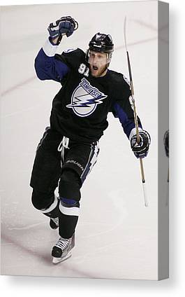 Boston Bruins V Tampa Bay Lightning Justin K Aller Canvas Print