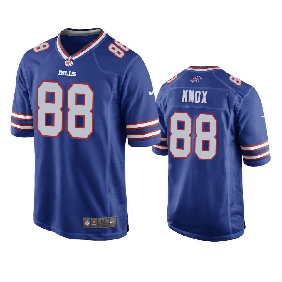 Buffalo Bills Dawson Knox 2019 NFL Draft Royal Game Jersey