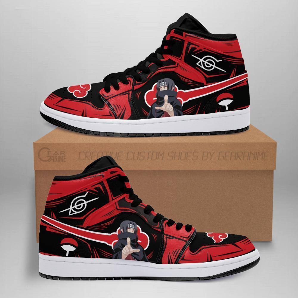 Akatsuki Itachi Sneakers Custom Anime Shoes