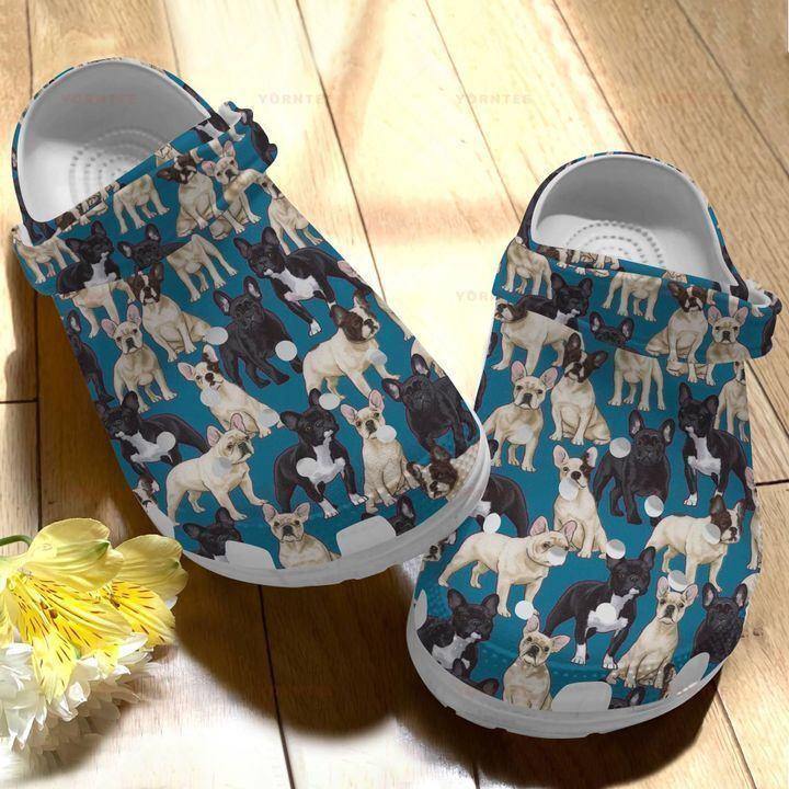 French Bulldog Lovers 5 Gift For Lover Rubber clog Shoes Comfy Footwear