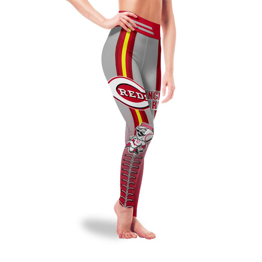 Twins Logo Cincinnati Reds Leggings For Fans