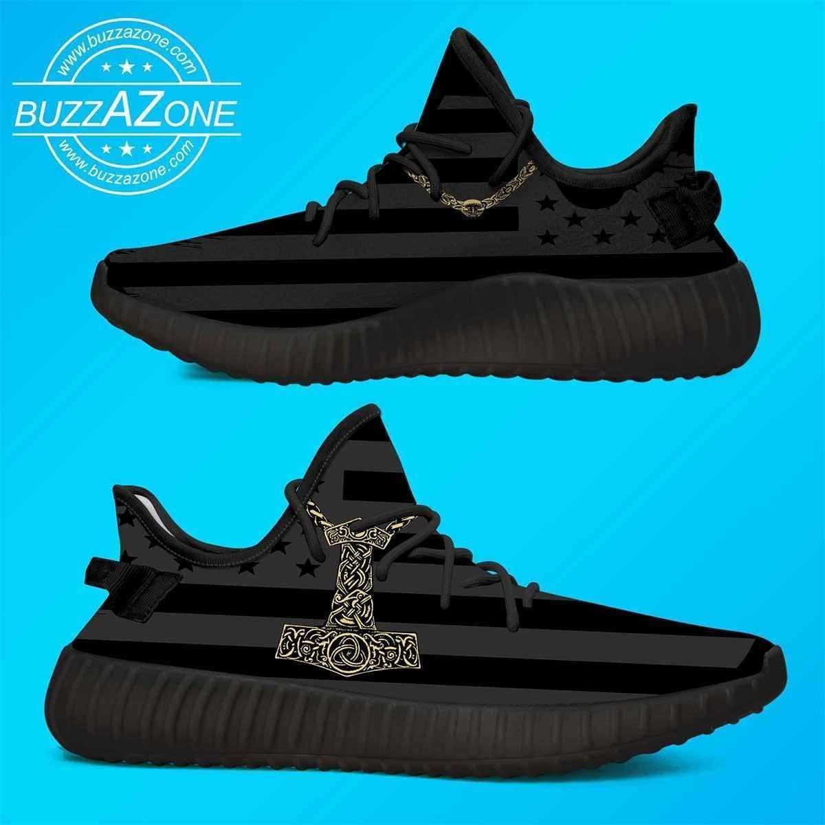 American Flag With Viking Symbol Yeezy Boost – Yeezy Shoes