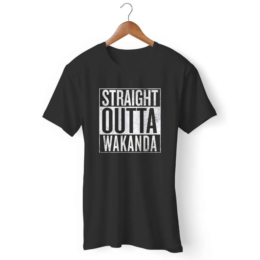 Black Panther Straight Outta Wakanda Man’s T-Shirt