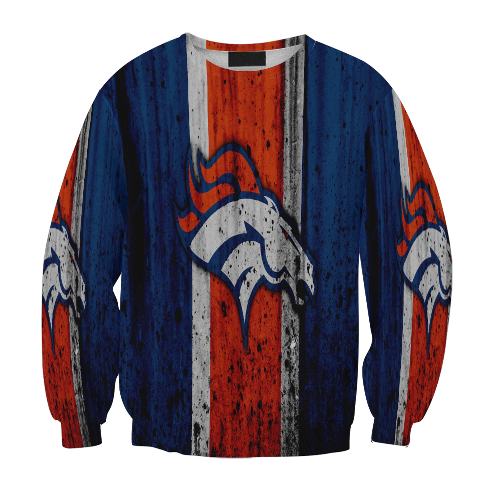 Denver Broncos Emblem V18 Gift For Fan 3D Full Printing Sweatshirt