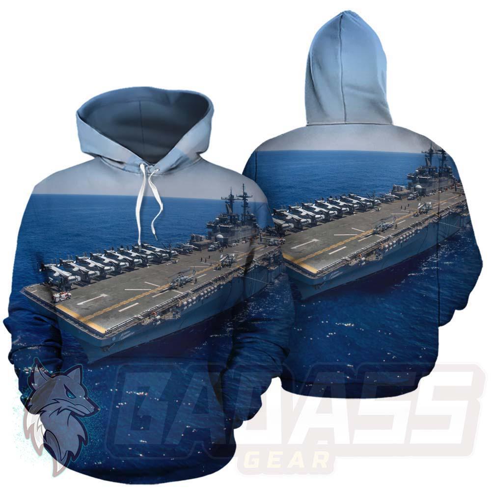 Amzing Uss Wasp BDG-1077 Hoodie Allover