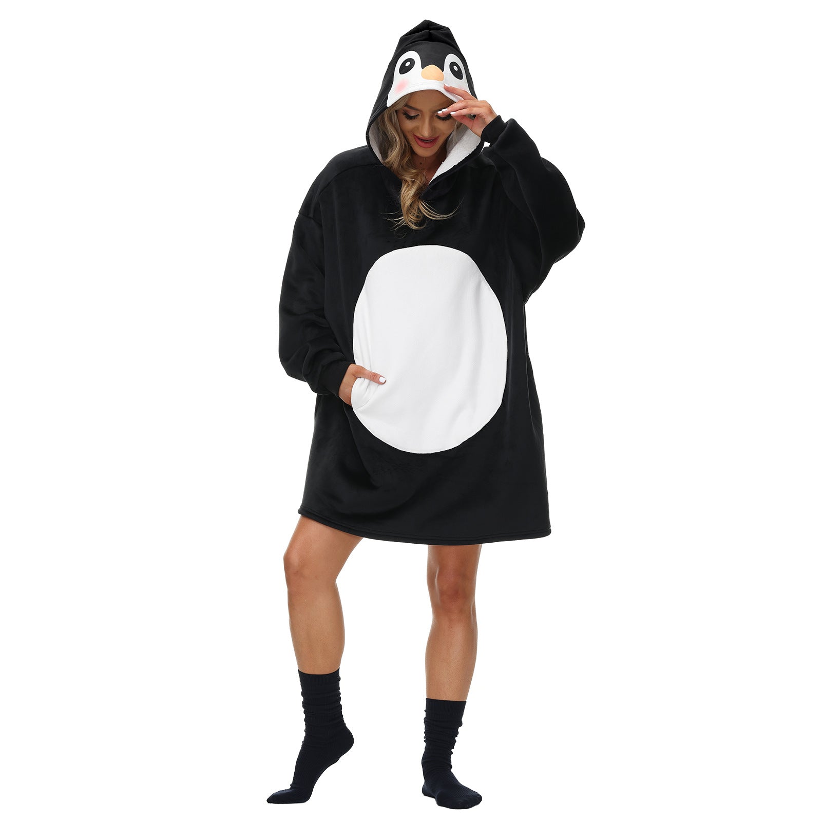 Penguin Blanket Hoodie