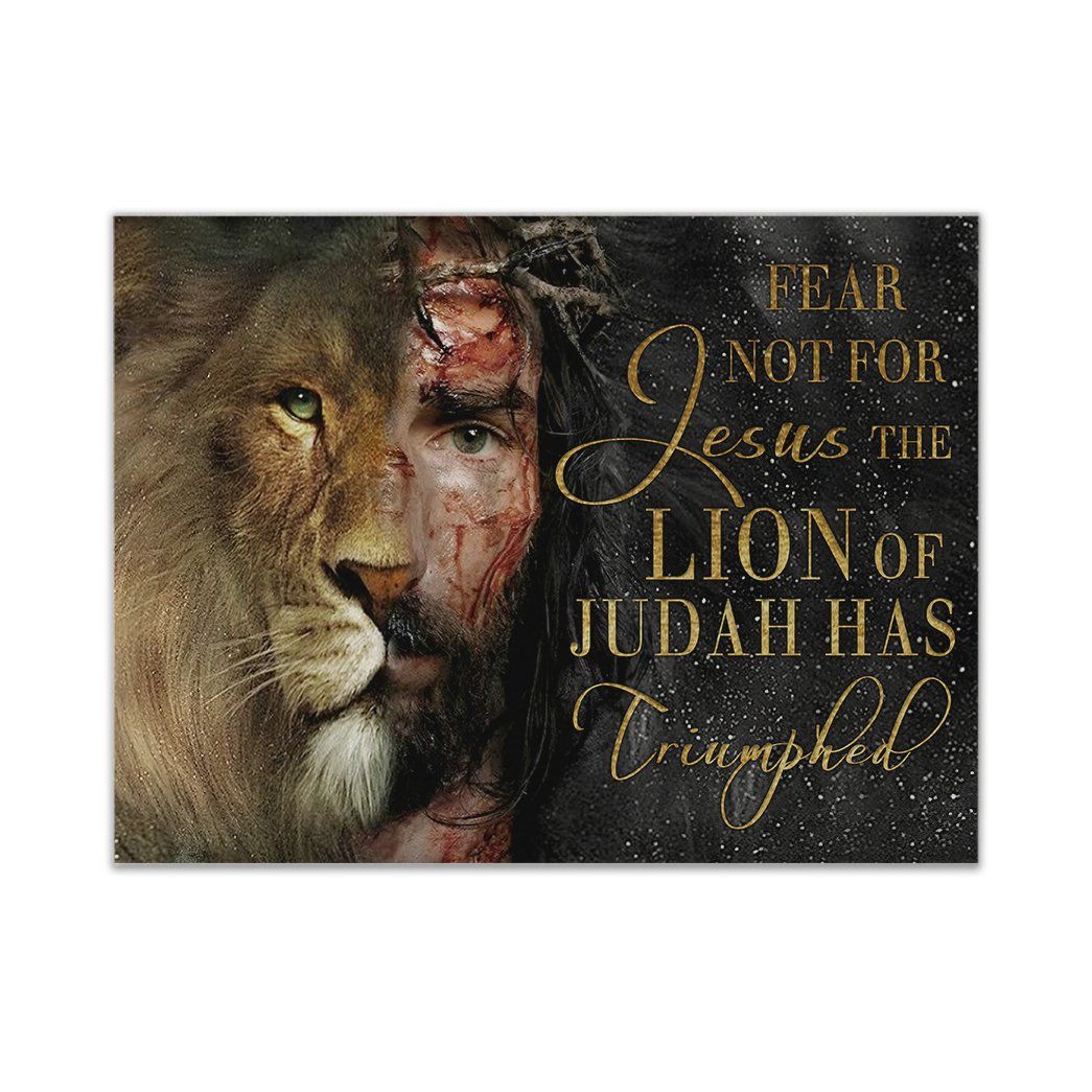 3D The Lion Of Judah Has Triumphed Custom Canvas