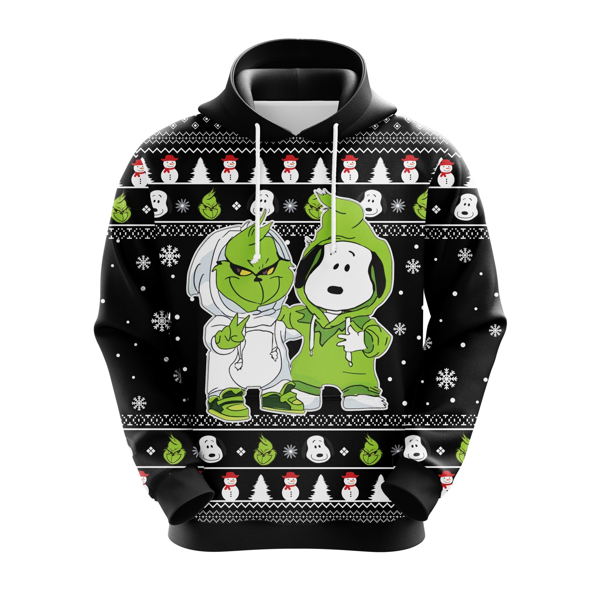 Grinch And Snoopy Christmas Cute Noel Mc Ugly Hoodie Amazing Gift Idea Thanksgiving Gift