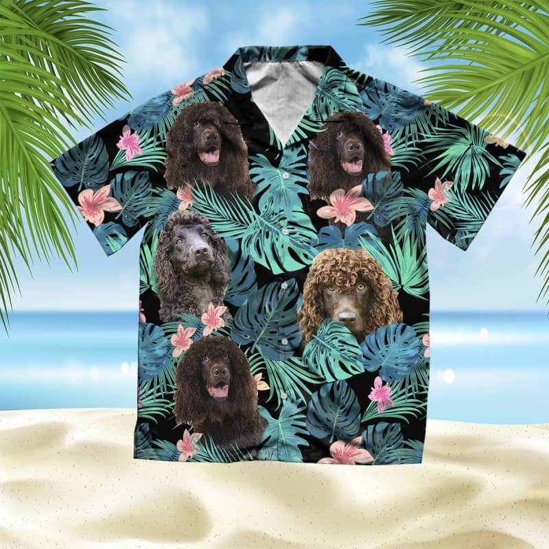 Felacia Irish Water Spaniel Summer Leaves Hawaii Shirt Ha44750