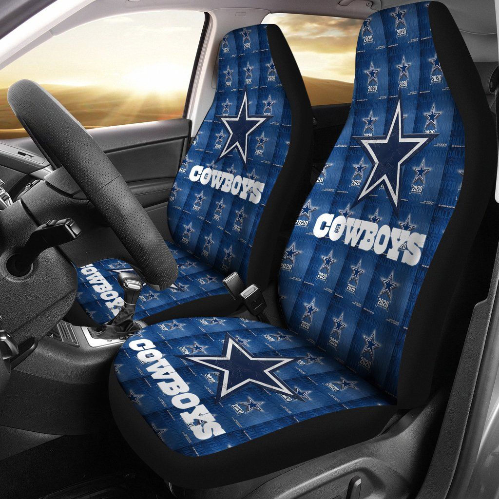 Cowboys 2022 Logo Art Car Seat Covers Amazing Gift H053020