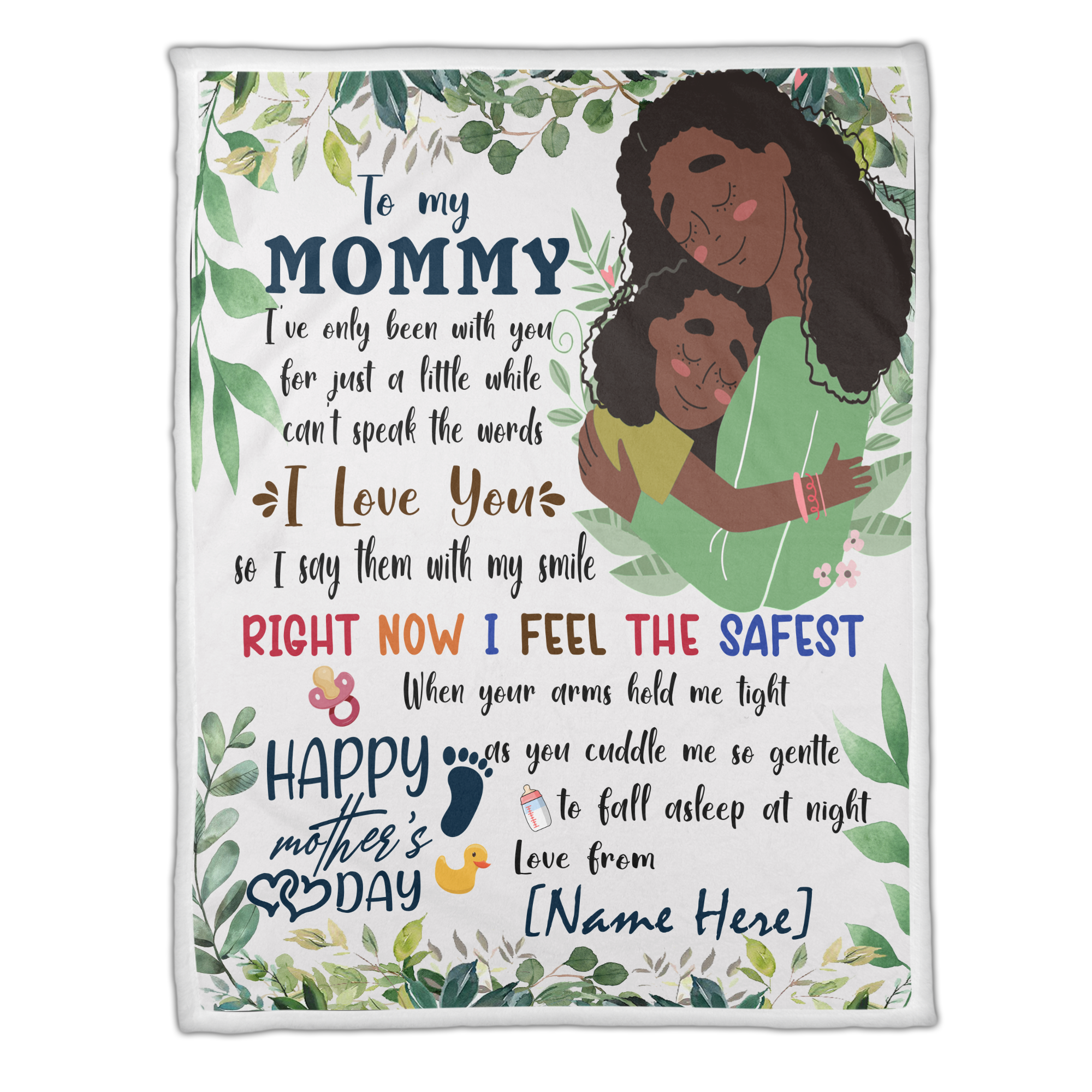 To My Mommy – Happy Mothers Day Blanket