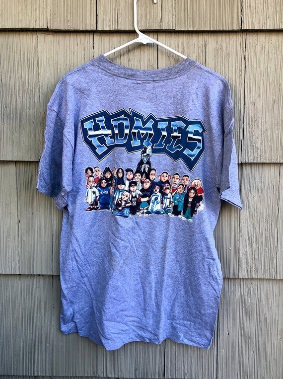 Vintage Homies Double Sided Shirt Lil Homies 90S Excellent Condition Shirt