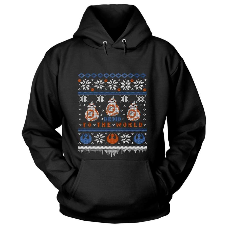 Merry Christmas T Shirt, Droid To The World T Shirt – Hoodie