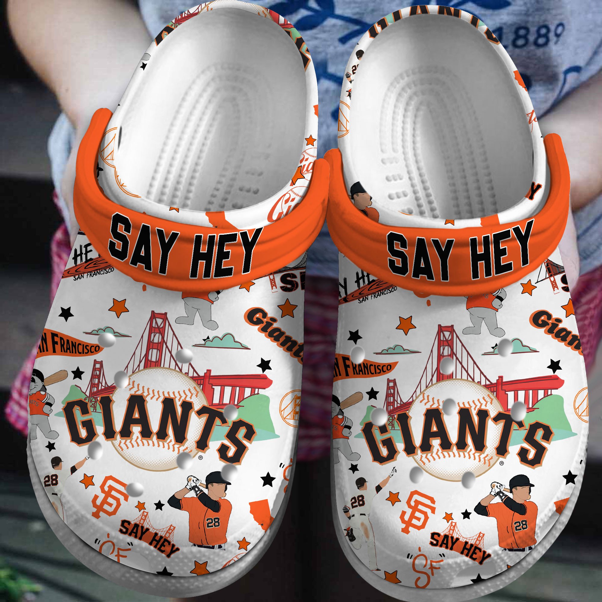 San Francisco Giants Baseball MLB Sport Crocss Crocband Clogs Shoes Comfortable For Men Women and Kids