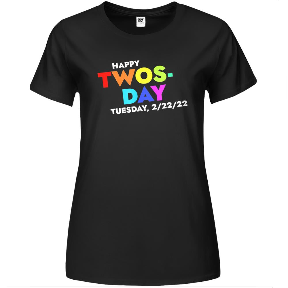 Twosday Tuesday February 22Nd 2022 Funny 22222 Souvenir Premium Womens T Shirts