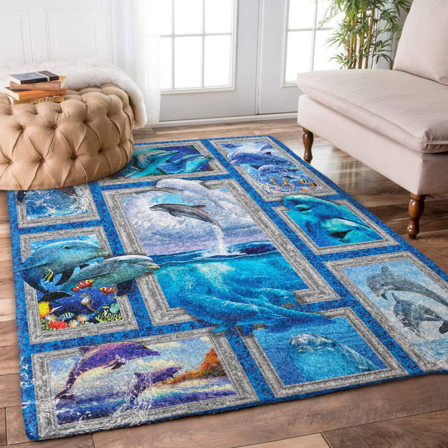 3d Huge Dolphin VT1101005R Rug