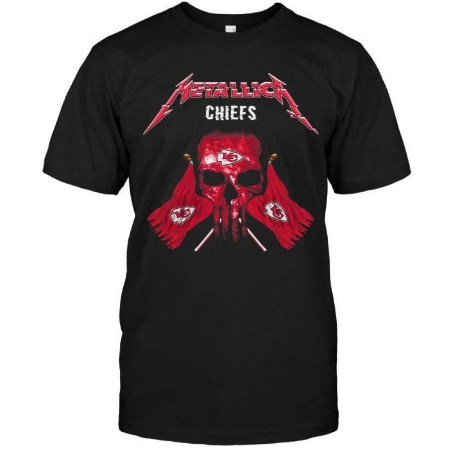 Metallica Kansas City Chiefs Shirt Trending Funny Gift T-Shirt