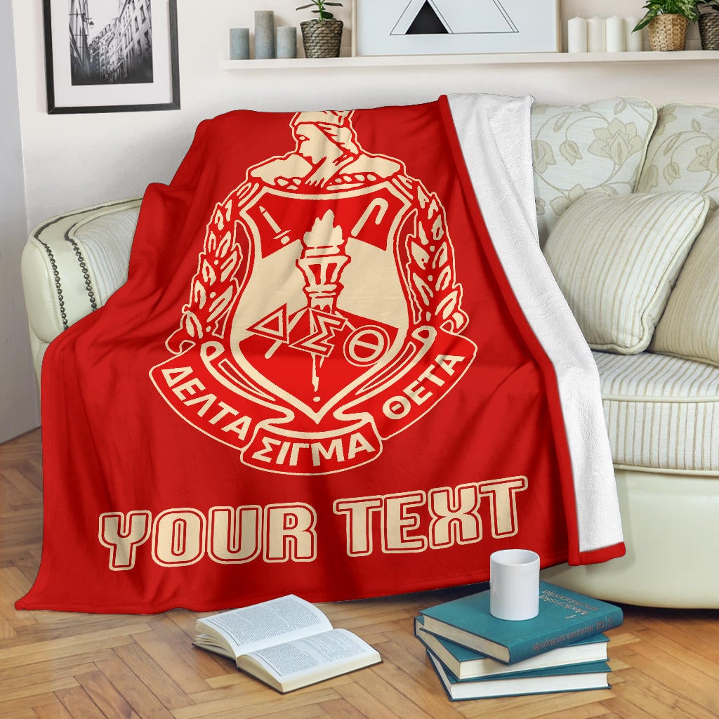 Wonderprint Premium Blanket Personalized Delta Sigma Theta Premium Blanket Classic Lt10