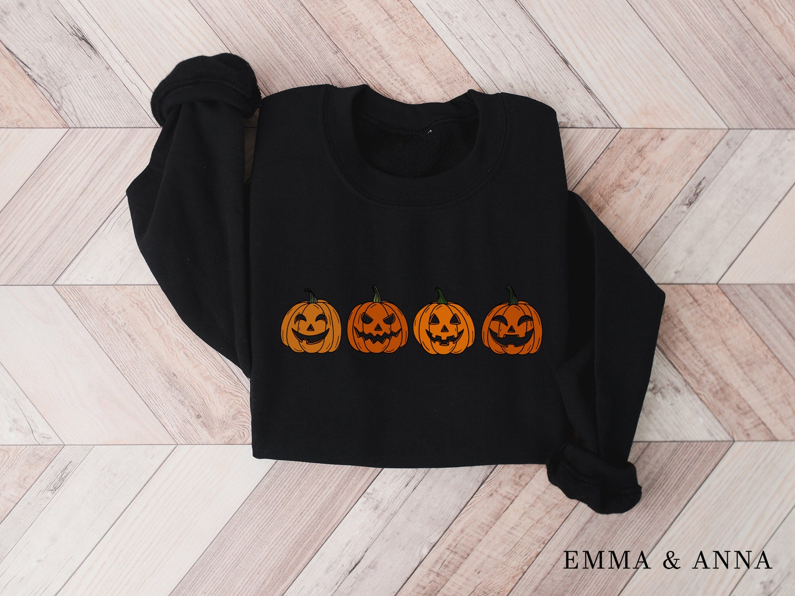 Halloween Pumpkin 2D Crewneck Sweatshirt All Over Print Sweatshirt For Women Sweatshirt For Men Sws1017