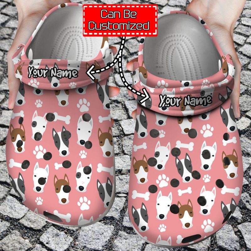 Dog Breeds Patterns clog Shoes Dog