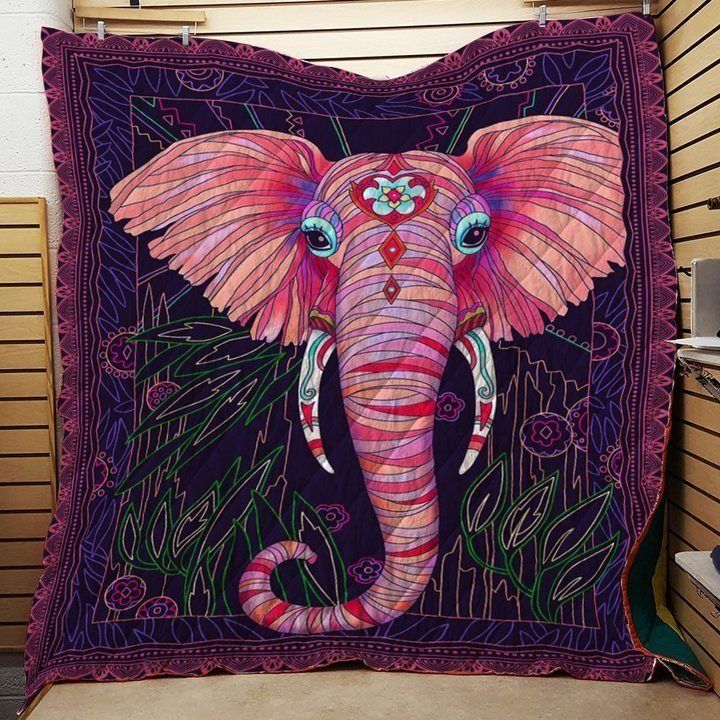 Elephant V5 E 3D Customized Quilt