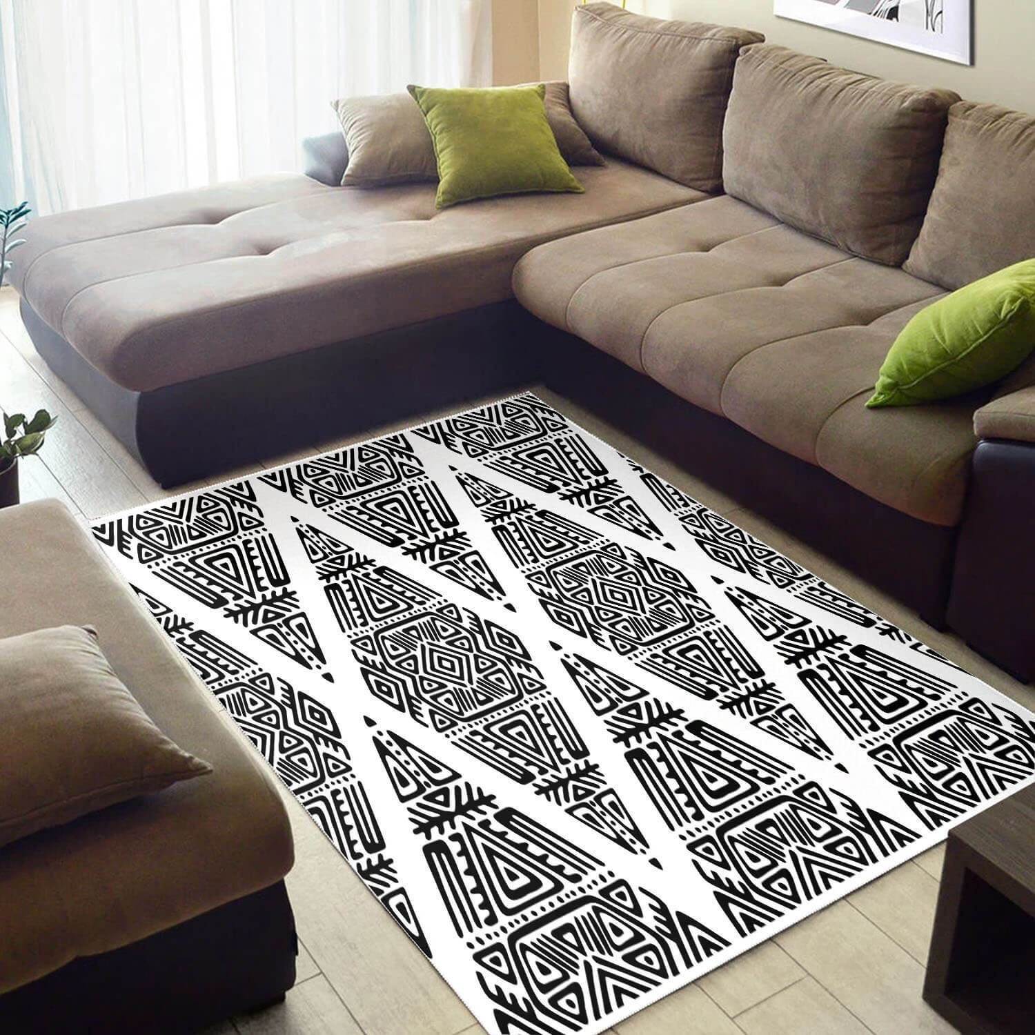 Trendy African Rug Attractive Afro American Afrocentric Art African Large Carpet African Living Room Decor BPS3136