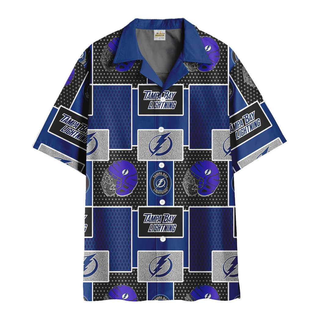 Tampa Bay Lightning Hawaiian Beach Shirt – Logo